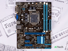 Материнская плата Asus P8H61-MX / H61 / 2xDDR3 / DVI, VGA / 1155 / mATX / б\у