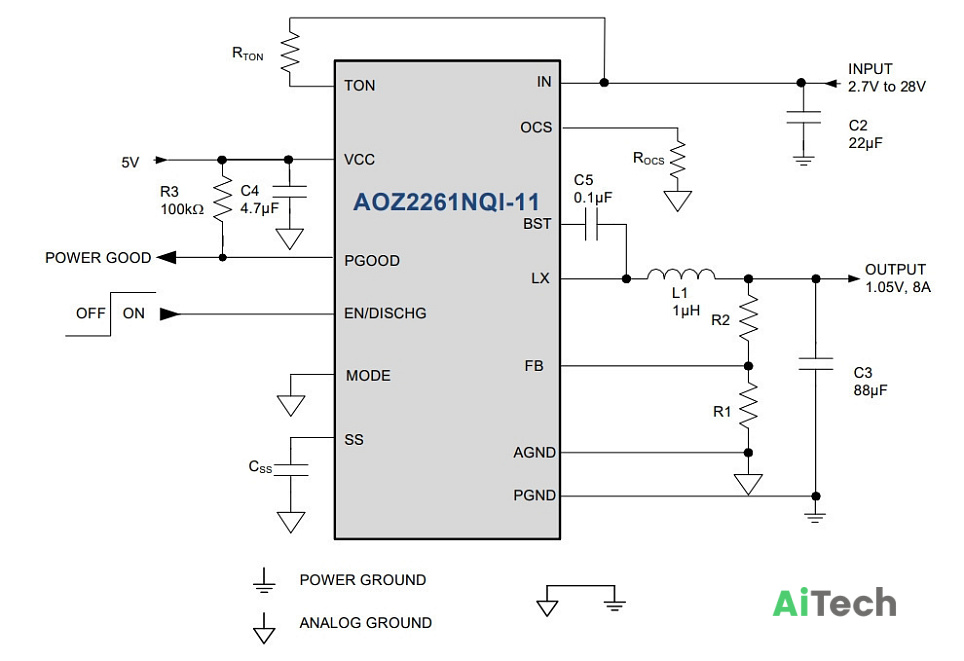 Микросхема AOZ2261NQI-11