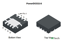 Микросхема DMG7430LFG N-Channel MOSFET 30V 10.5A POWERDI3333