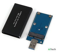 Переходник mSATA SSD USB3.0 