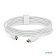 Кабель TopON TOP-TCW USB Type-С - USB Type-C 100W (20V 5A) 175 см, белый - фото
