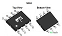 Микросхема AOSP21357 P-Channel MOSFET 30V 25A SO8 - фото