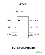Микросхема AP3105KTR-G1 [SOT-23]