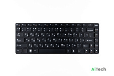 Клавиатура для ноутбука Lenovo Z460 Z450 черная рамка p/n: 25-010886, V-116920AS1-RU, Z460-RU