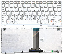 Клавиатура для ноутбука Lenovo S205 U160 U165 S205 белая p/n: 25-010581 