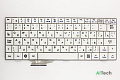 Клавиатура для Asus Eee PC 700 701 900 901 Белая p/n: V072462AS1, V072462AS2, V072462BS1 - фото