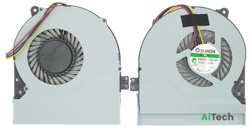 Вентилятор/Кулер для ноутбука Asus X550C X450C R510C V1 ORG 89mm*80mm p/n: KSB0705HB-CM01
