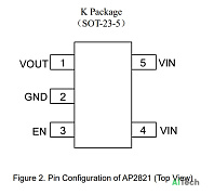 Микросхема AP2821KTR-G1