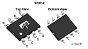 Микросхема AO4447A P-Channel MOSFET 30V 15A SO-8 - фото