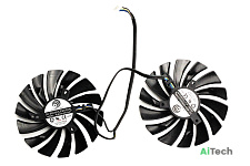 Вентилятор для Gigabyte RX470 MSI GTX1080Ti RX570 RX580 4pin мама 88мм p/n: PLD10010S12HH