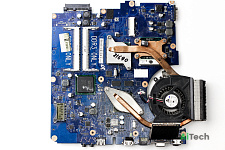 Материнская плата Samsung R525 R530 DDR3 G310 BA41-01285A BREMEN-3L + Система охлаждения 